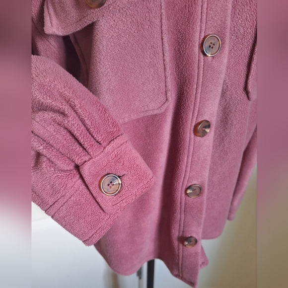 Wild Skye Size M pink button up jacket  great used condition - Picture 6 of 6